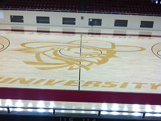 Eastern Kentucky University - Gym Wood Floor