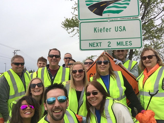 Kiefer USA - Adopt a highway event