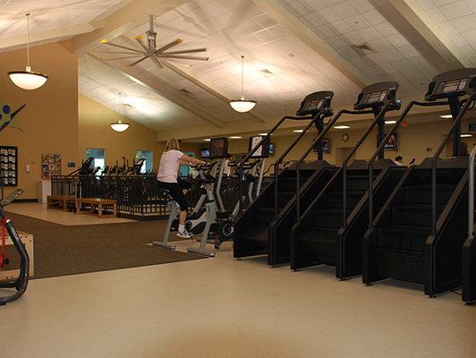 Lindenhurst Health Club Cardio Fitness Flooring