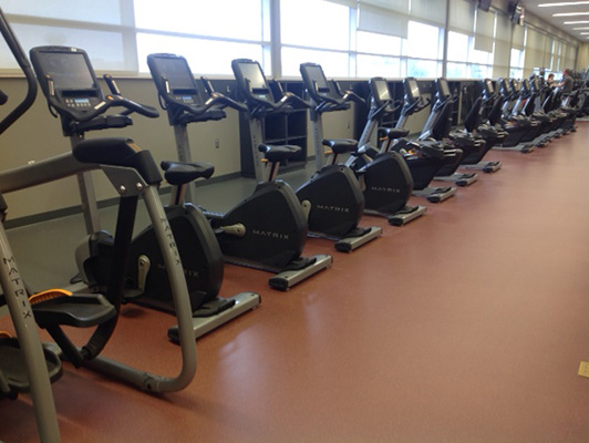 Cardio Fitness Flooring Williston Area Recreational Center