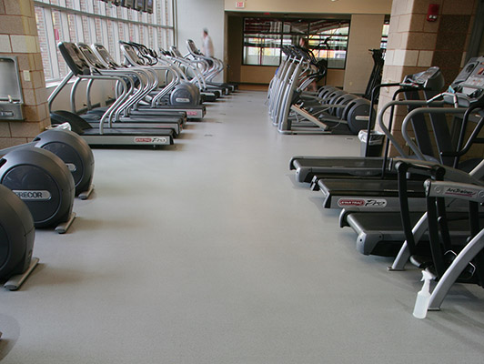 University Of Dayton Cardio Fitness Flooring