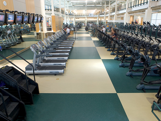 University Of North Texas Cardio Fitness Flooring