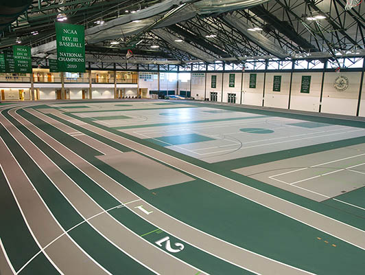 Illinois Wesleyan University Indoor Sports Flooring