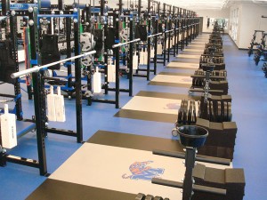 University of Memphis - weight room flooring
