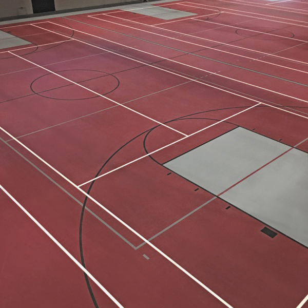 Earlham College - Sports Rubber Flooring