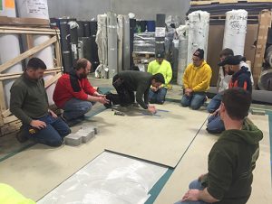 Mondo floor installation class