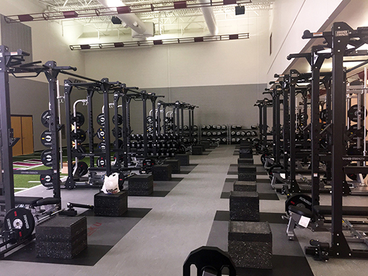 Eastern Kentucky University Weight Room Flooring