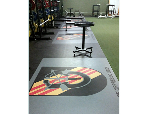 Fort Campbell Weight Room Flooring