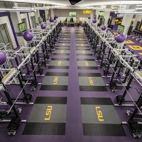 Louisiana State University Weight Room Flooring