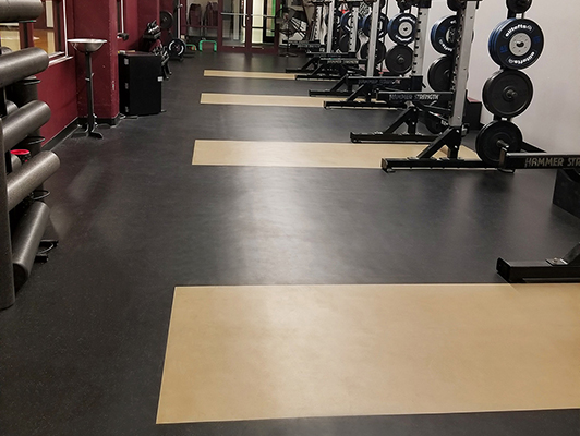 Missouri State University Volleyball Weight Room Flooring