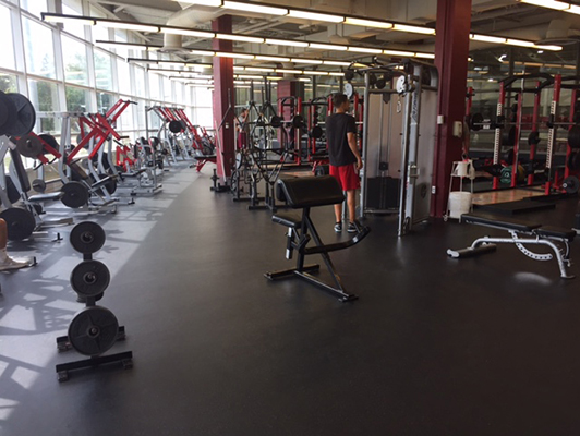 Rose-Hulman Institute Of Technology Weight Room Flooring