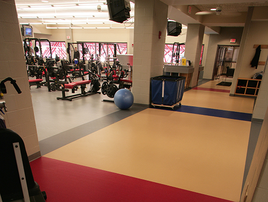 University Of Dayton Ohio Weight Room Flooring