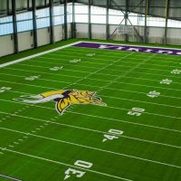 Turf Installed At The New Vikings Indoor Practice Facility