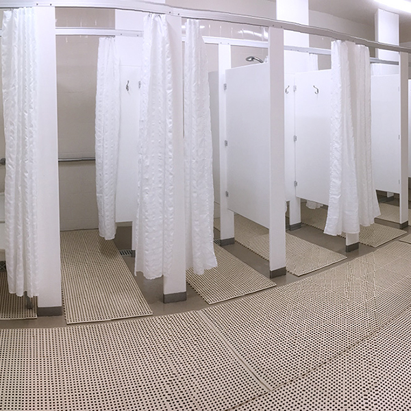 Prodek Wet Area Flooring Solutions For Public Showers Locker Rooms 