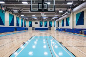 School gym flooring