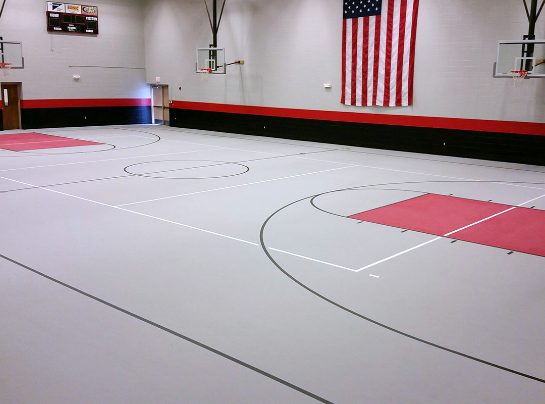 Synthetic Basketball Court