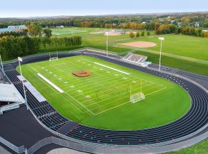 Delano High School artificial turf field