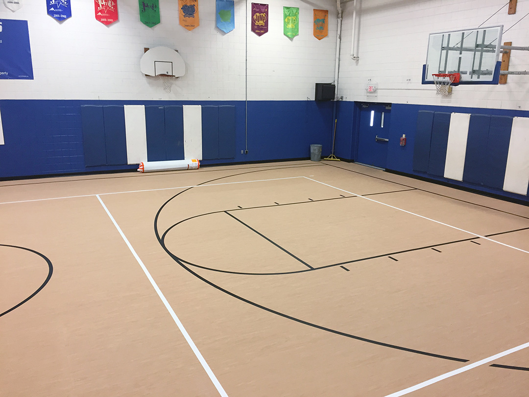 Synthetic Basketball Court