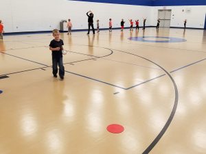 School gym flooring