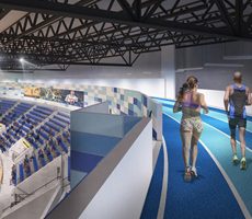 Hy-Vee Arena Indoor Track