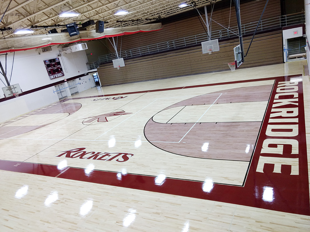 Rockridge High School Gym Flooring