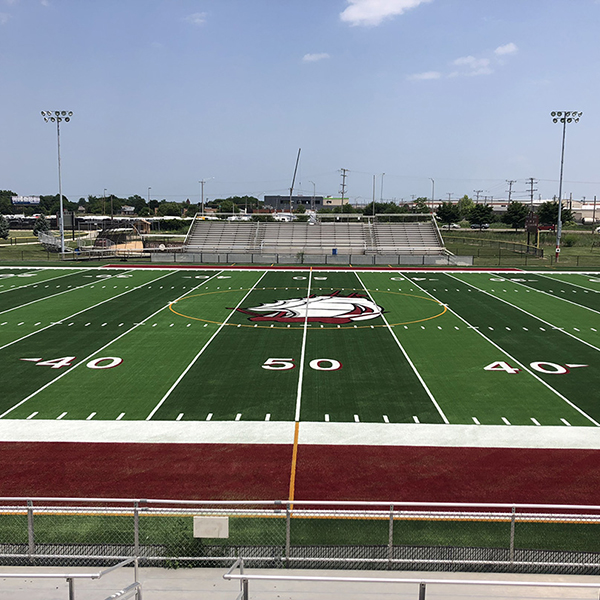 Argo High School Has New Turf at Memorial Field Installed by Kiefer USA