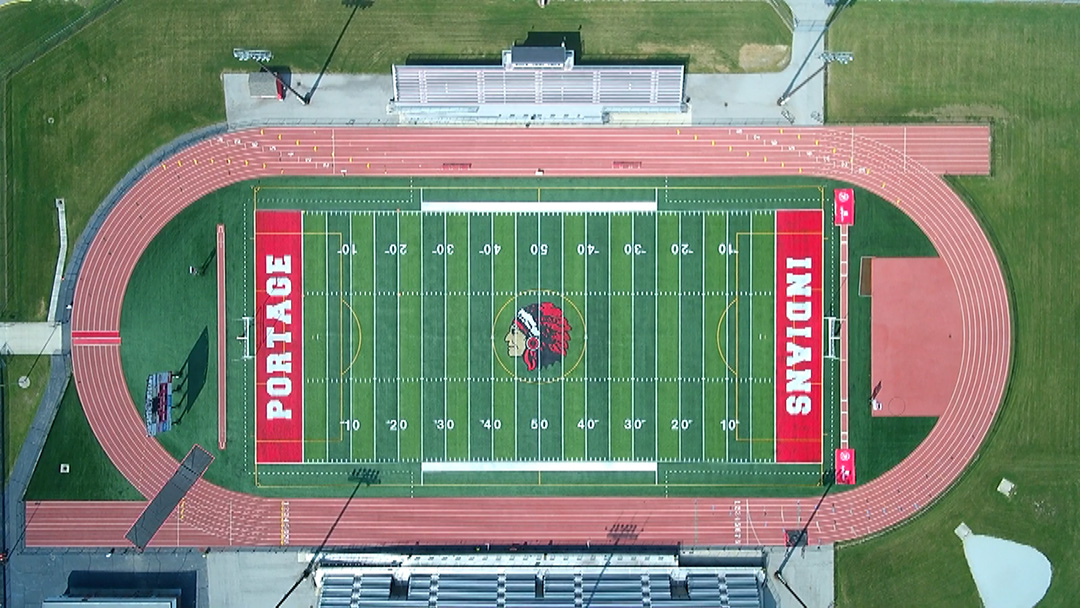 High School Football Field Turf