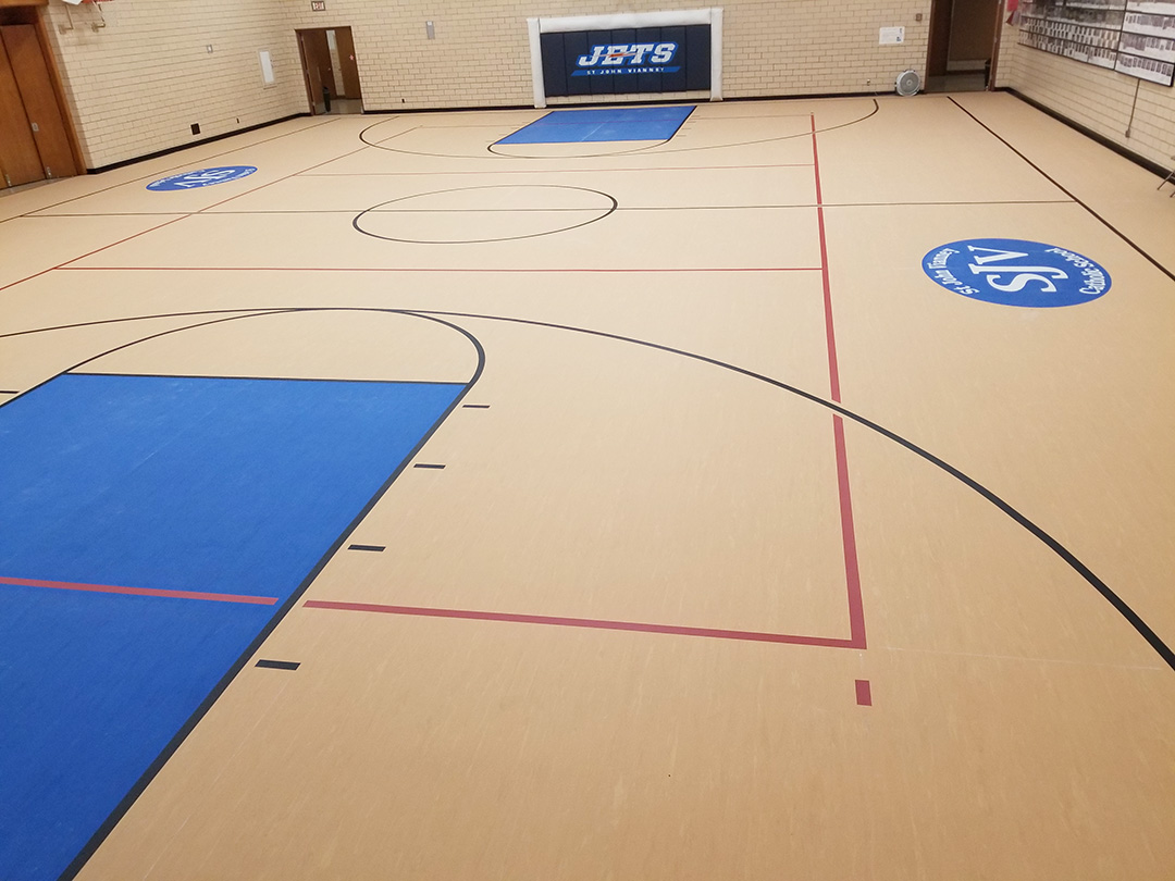 turf shoes on gym floor