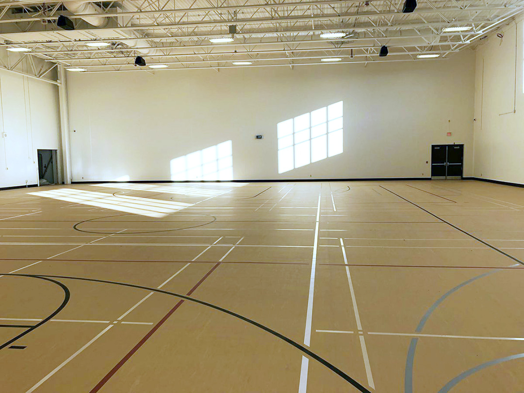 High School Gym Flooring