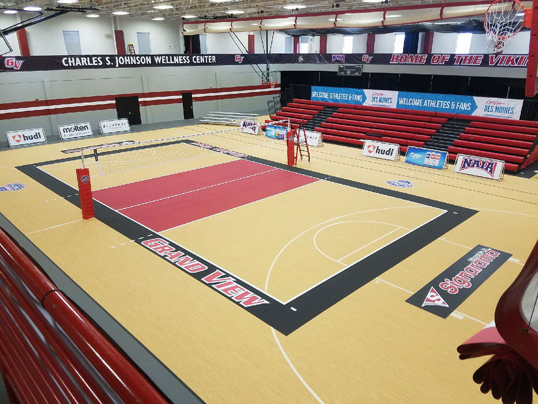 Grand View University Gym Flooring