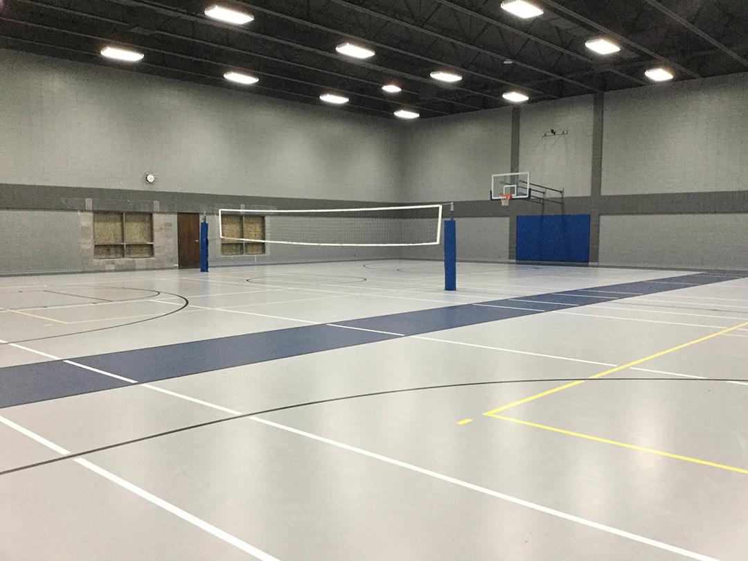 Iowa Rec Center Volleyball Flooring