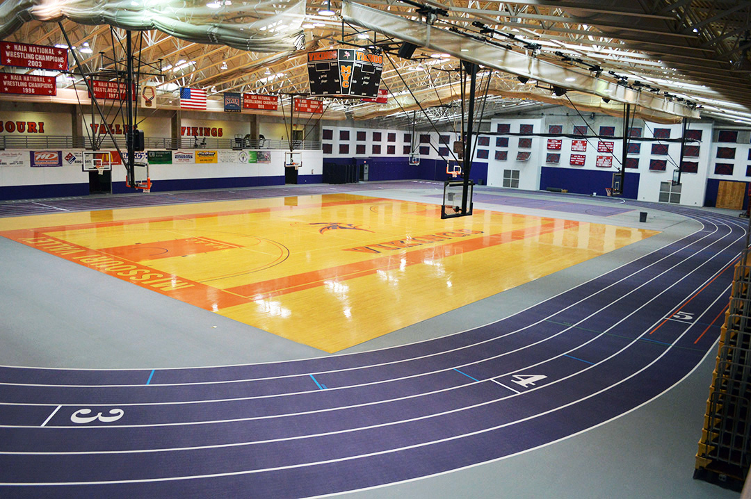 Missouri Valley College Gym Flooring