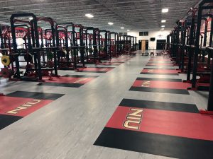 Northern Illinois University fitness flooring