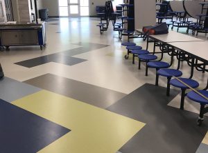 Toliver Elementary School - rubber flooring