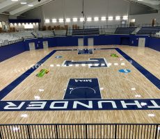 Trine University Gym Flooring