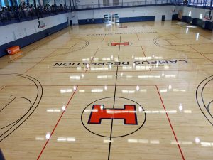 University of Illinois gym flooring