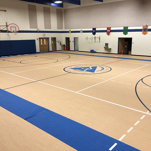 Science Arts Academy Gym Flooring