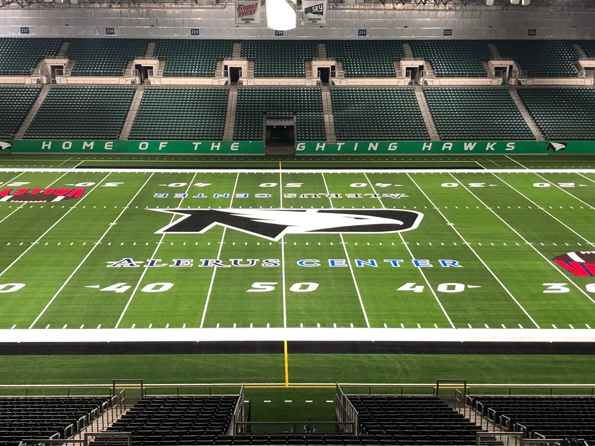 Alerus Center Installed a Permanent Artificial Turf System Kiefer USA