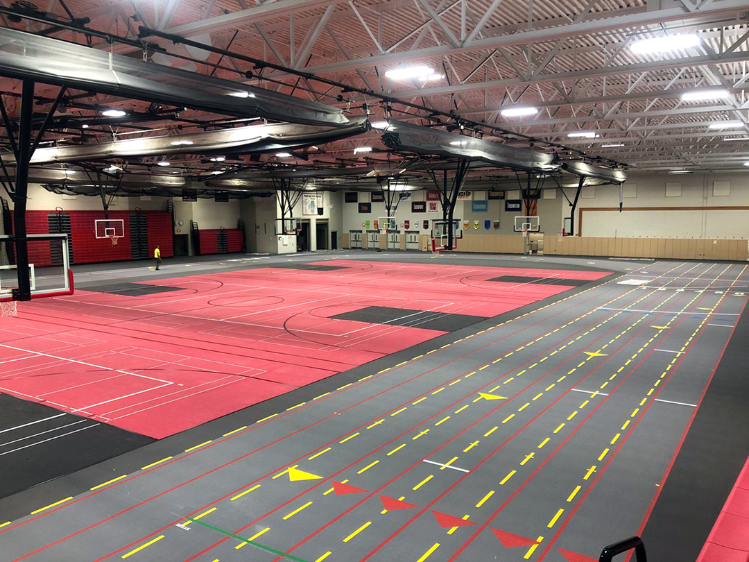 Bolingbrook High School Gym Flooring