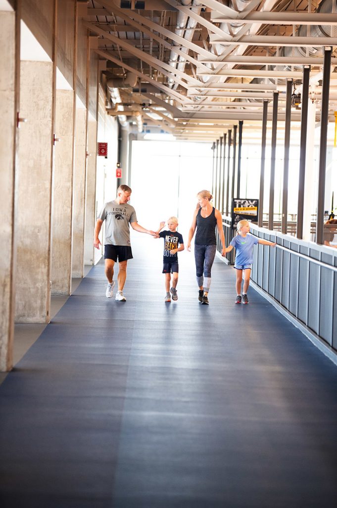 High Praise for Mondo Flooring at Iowa University Recreation Center
