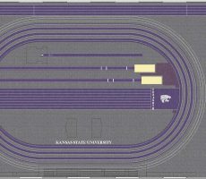 Kansas State University Banked Track Layout