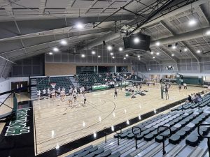 college athletic flooring