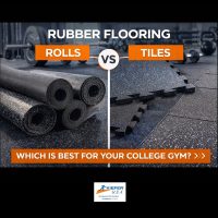 Rubber Flooring Rolls Vs Tiles: Which Is Best For Your College Gym?