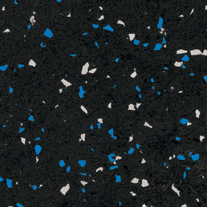 Blue-Grey Tuff-Lock - Interlocking Rubber Flooring