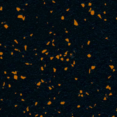 Orange Tuff-Lock - Interlocking Rubber Flooring