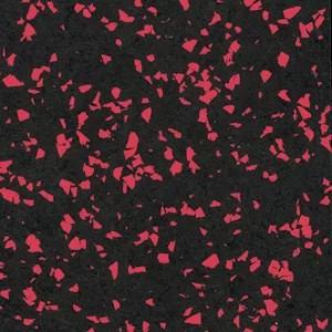 Red Tuff-Lock - Economical Rubber Flooring